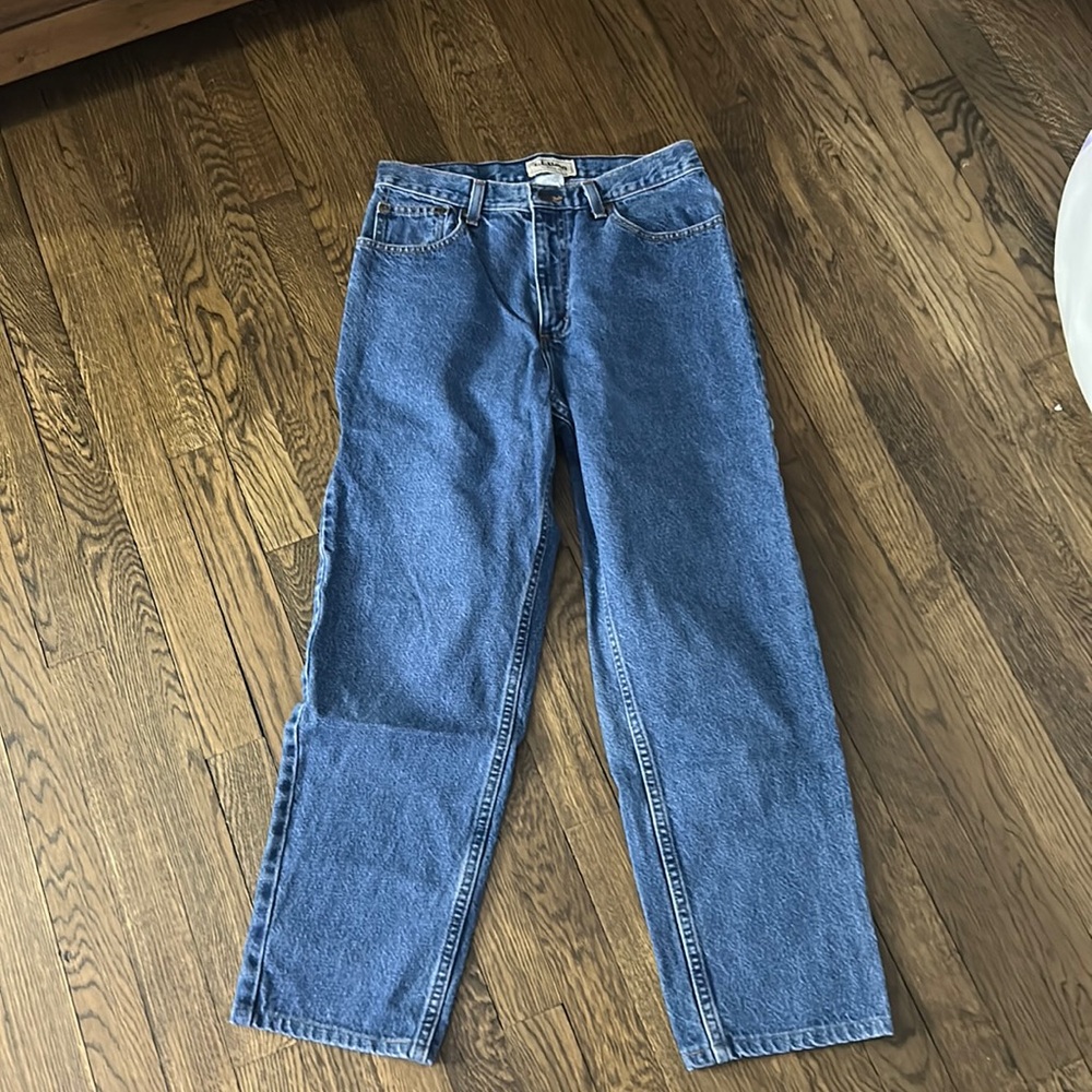 L.L. Bean blue jeans